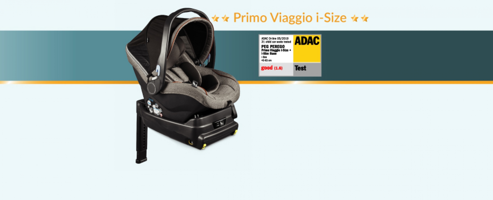 Primo Viaggio i-Size, miglior seggiolino auto – test ADAC 2019